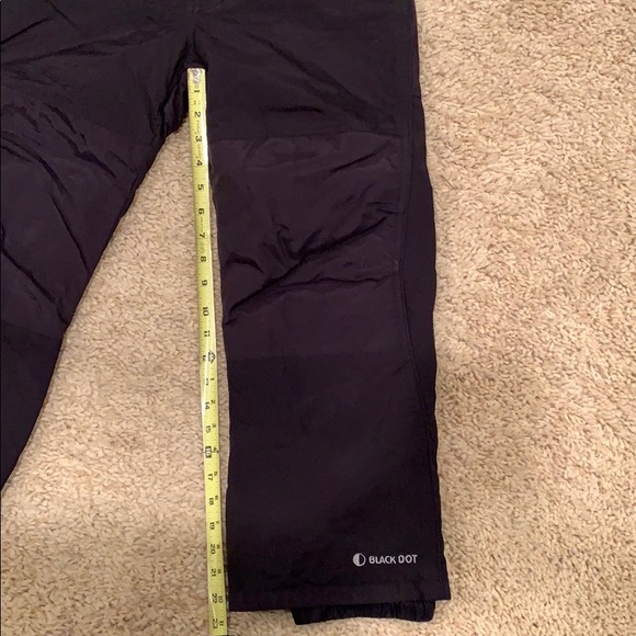 Youth Black Dot ski snow pants - Picture 4 of 5